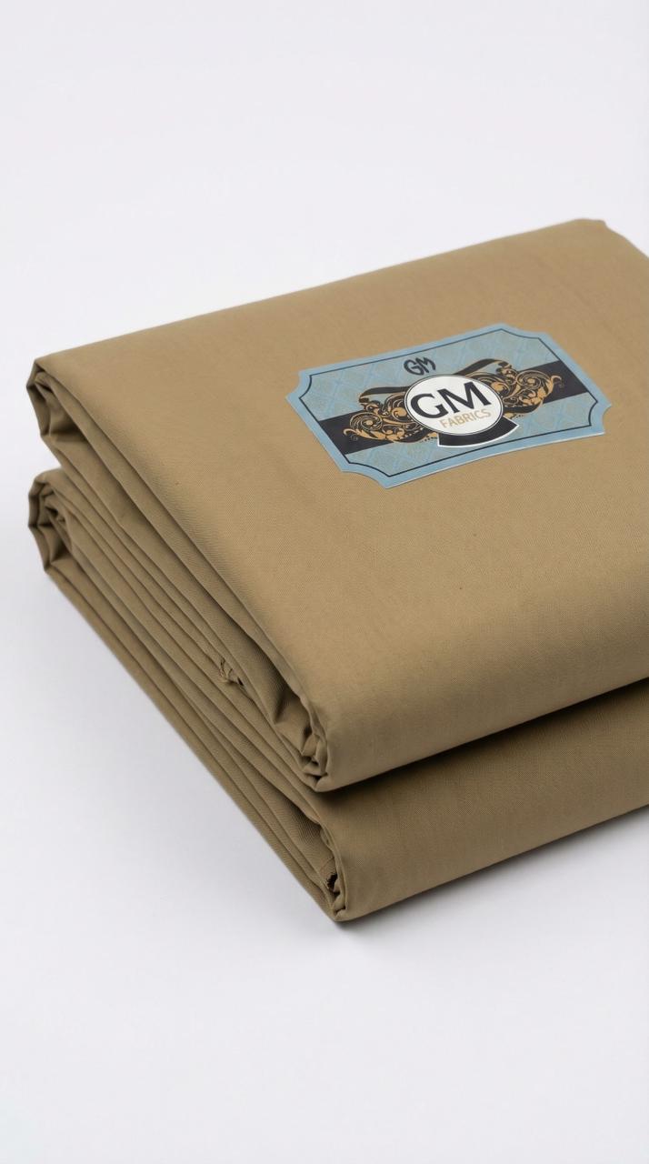 Pure Cotton GM Fabric Unstiched  For Men's